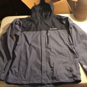 Columbia men’s packable rain wind jacket men’s L
